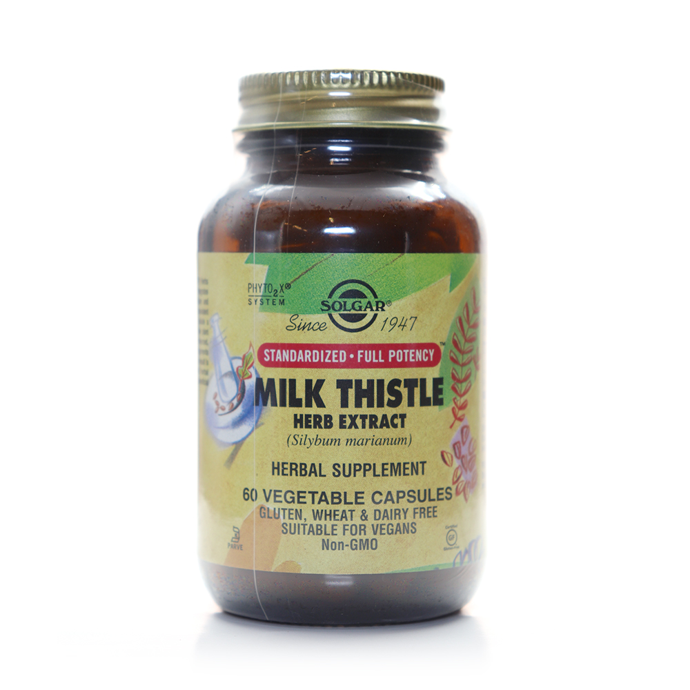 Solgar Milk Thistle Herb Veg Capsules