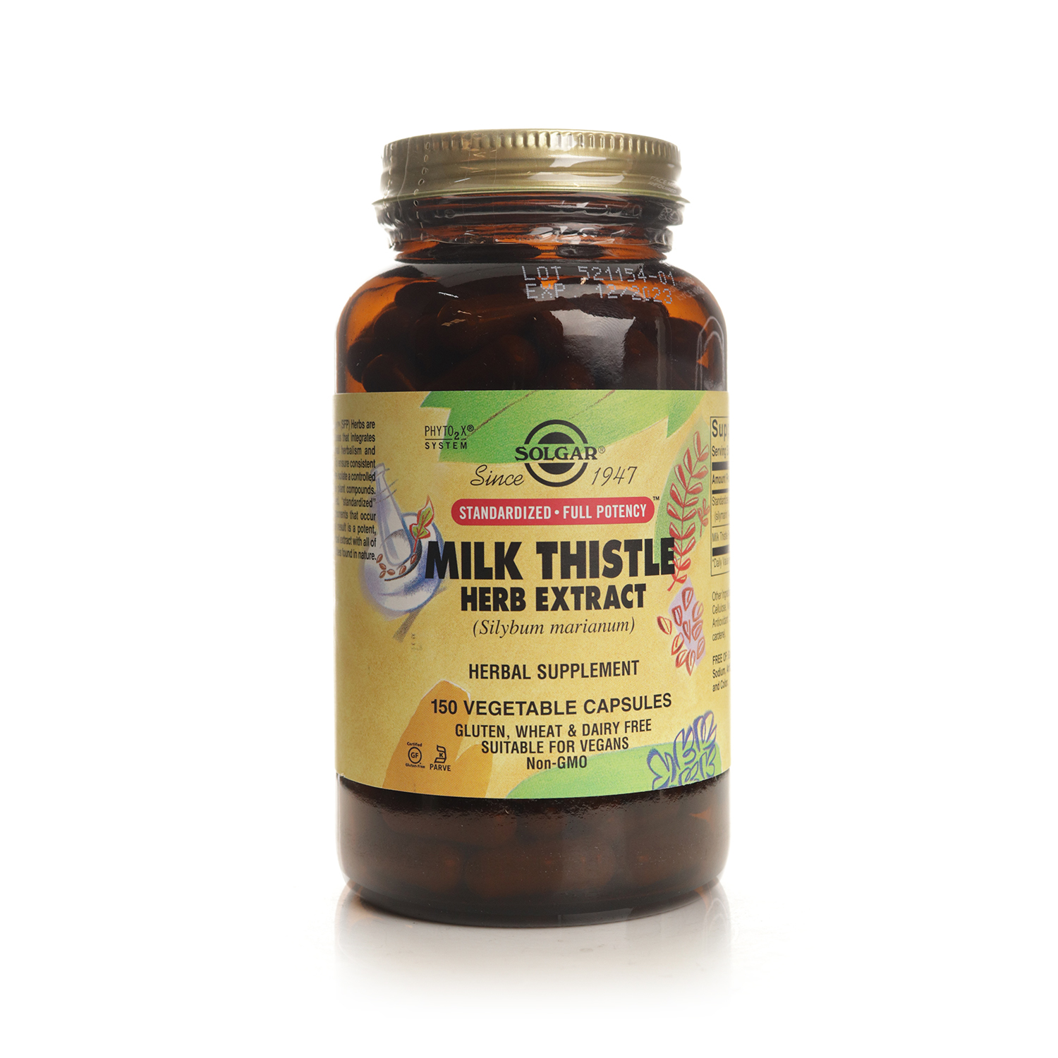 Solgar Fp Milk Thistle Veg Capsules