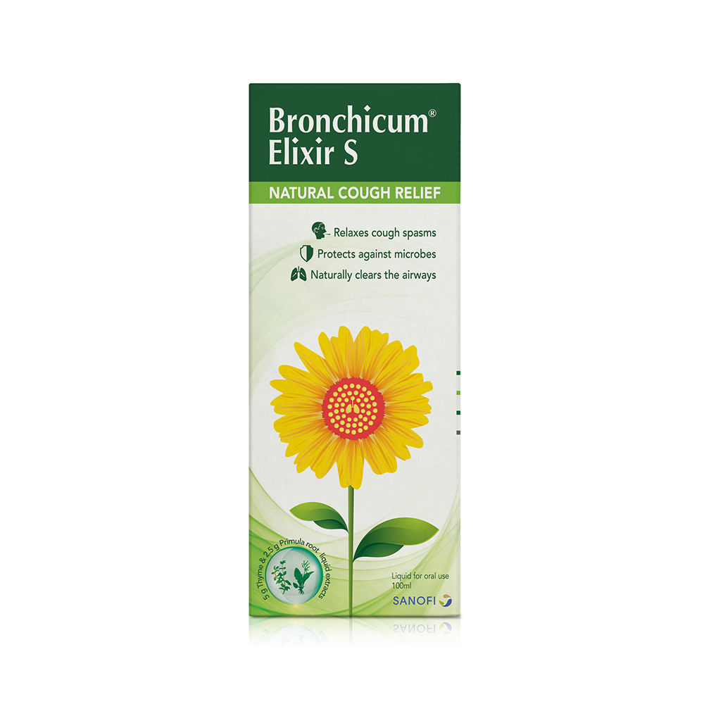 Bronchicum Elixir S Natural Cough Relief 100ml
