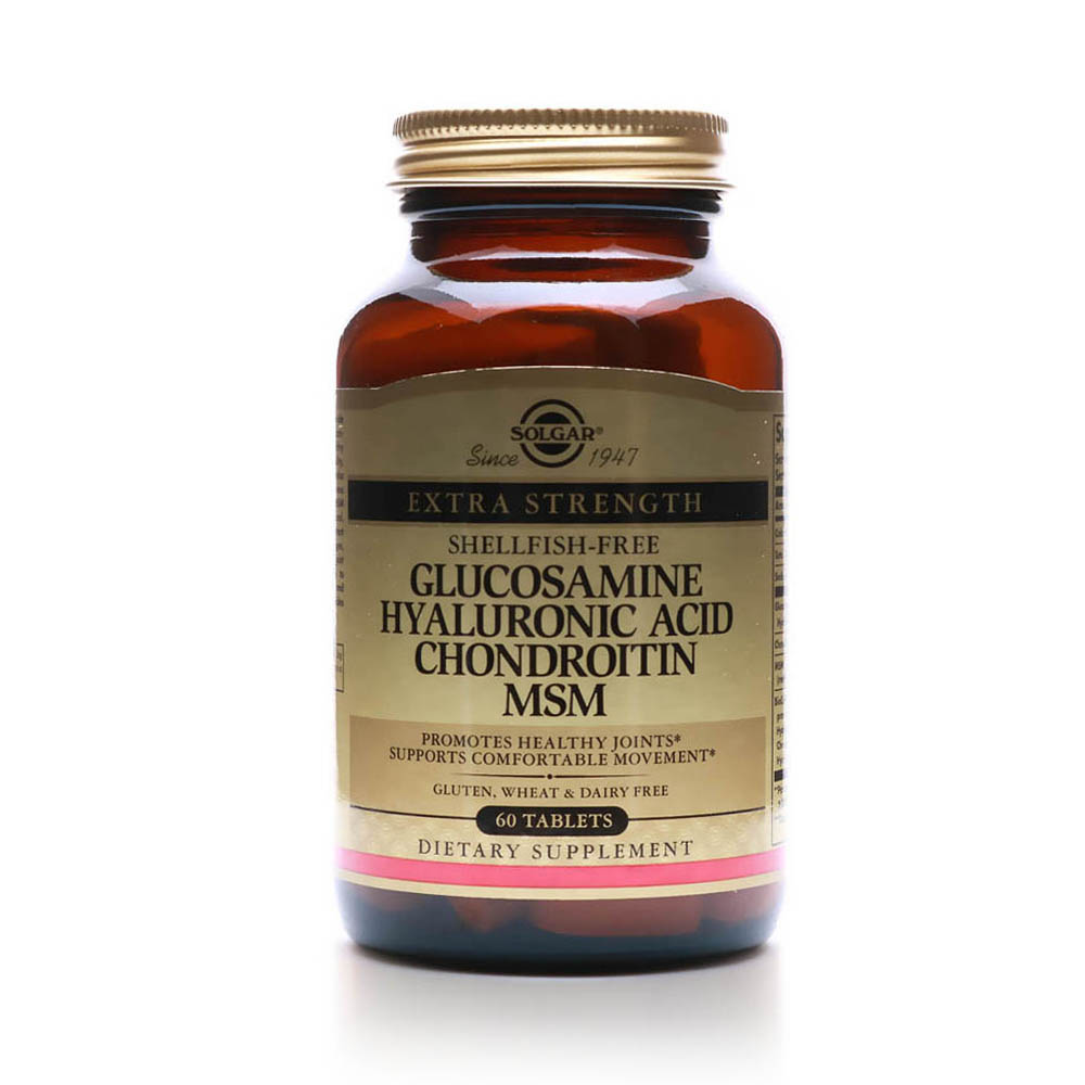 Solgar Gluco Hyaluronic Acid Chondroitin MSM Tablets