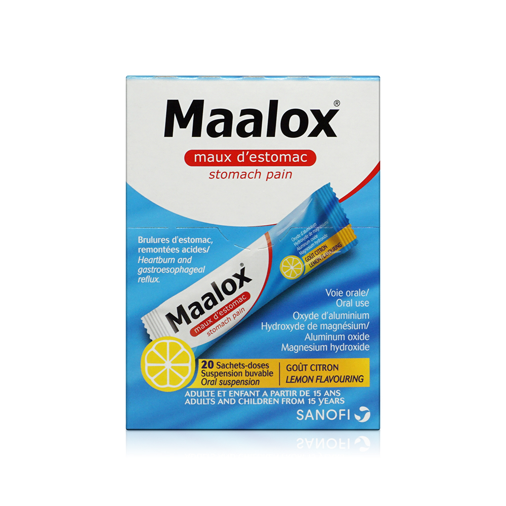 Maalox Liquid Stomach Pain 20 Sachets