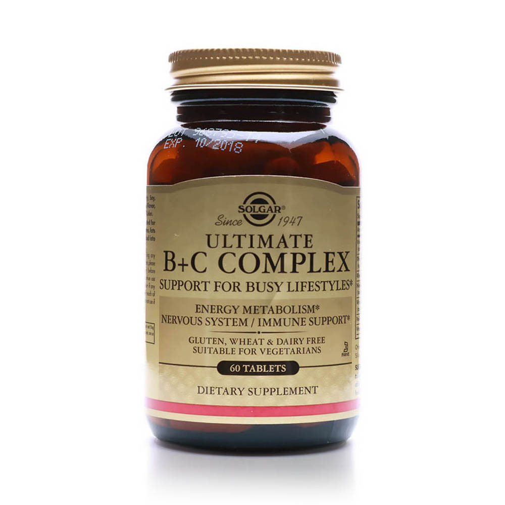 Solgar Ultimate B+C Complex Stress Formula Tablets