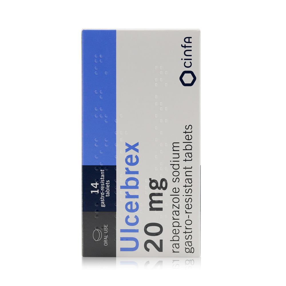 Ulcerbrex 20mg Tablets