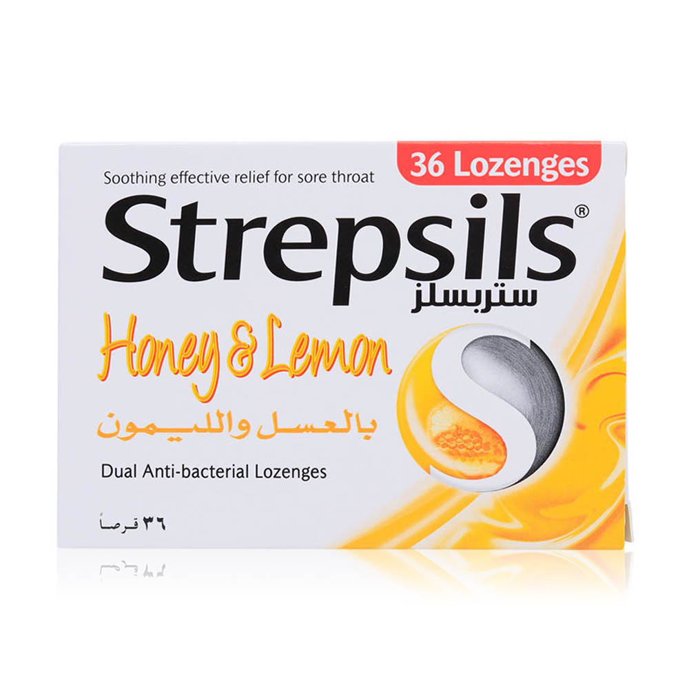 Strepsils Lemon & Honey, 36 Lozenges