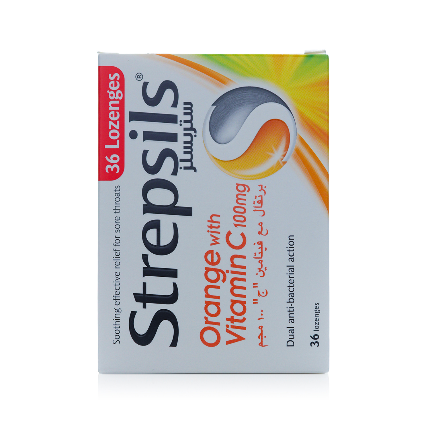 Strepsils Vit-C, 36 Lozenges