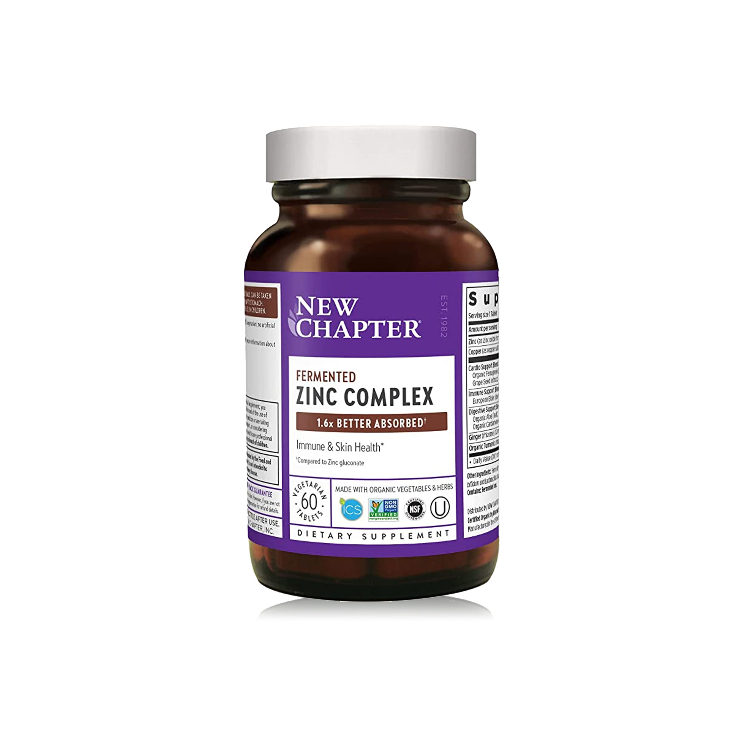 New Chapter Zinc Complex Veg Capsules