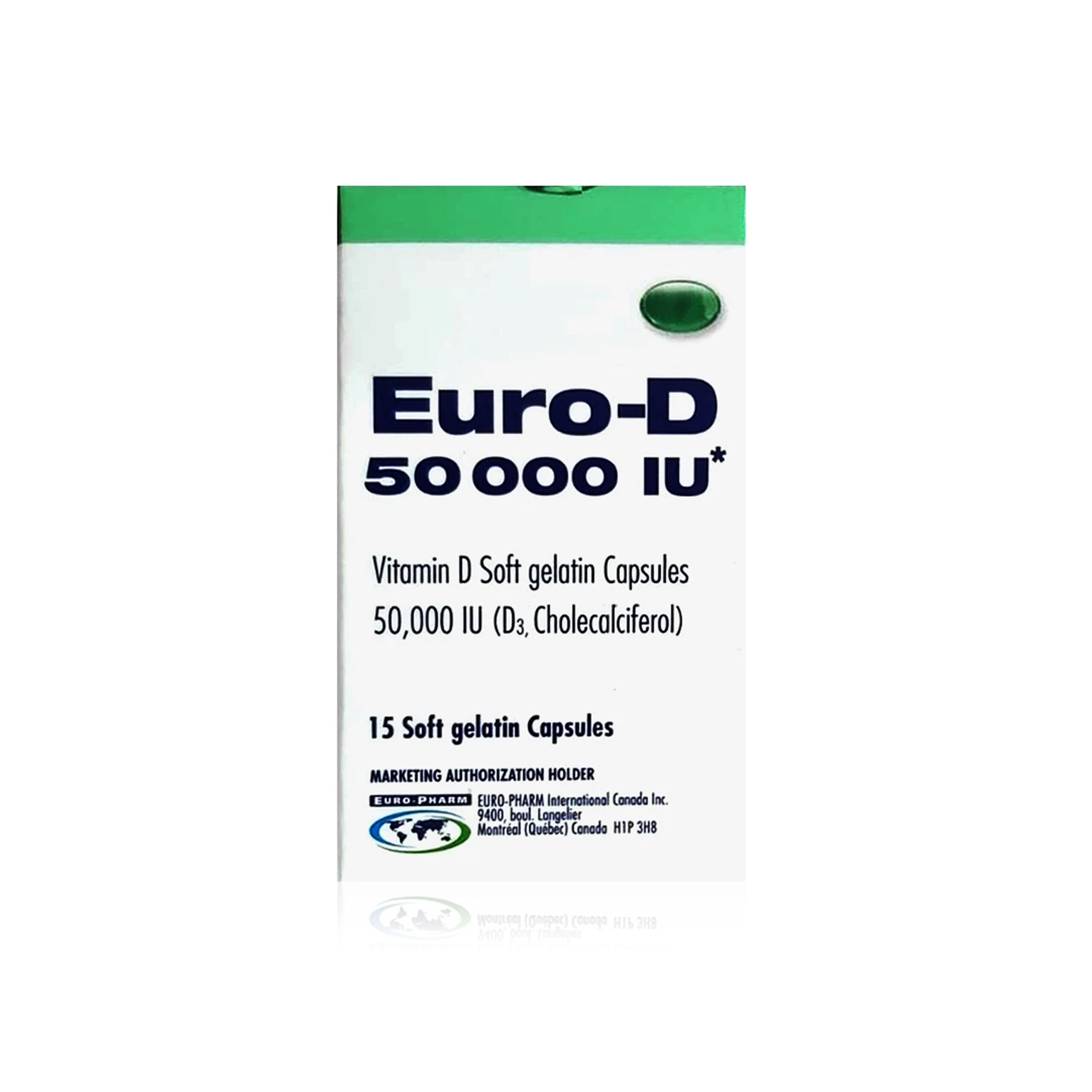 Euro D 50000 IU Softgel Capsules