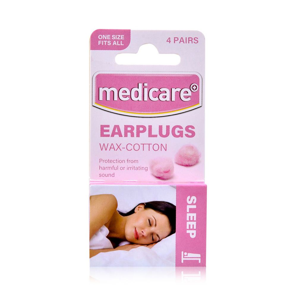 Medicare Earplugs Sleep Wax Cotton